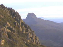 On a clear day you will see both Cradle and Barn Bluff from the Overland track.  Yet many pass in fog and do not ascend either