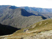 Looking north from Mt Speculation you will see Mt Buggery and the Crosscut saw