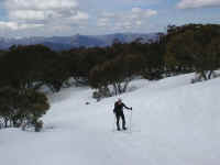 climbing from the Monument saddle we sight the snow dusted mountains near Mt Speculation