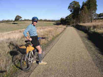 from Beechworth the ride is downhill to the Tarawingee station