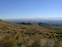 The volcanic hills around Christchurch