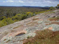 aboriginal water well sites cover this slope.